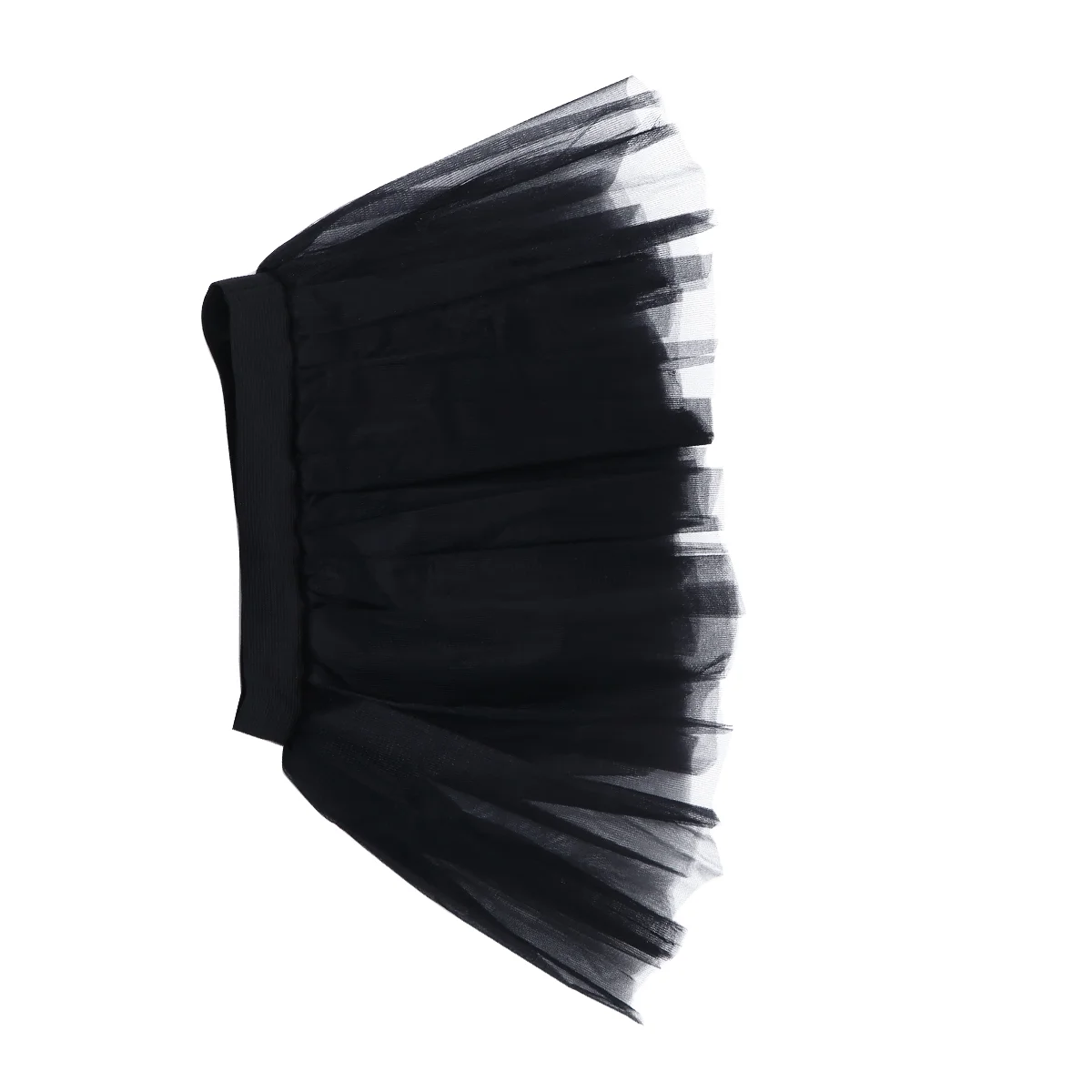 

Party Three-layer Mesh Adult Tutu Skirt Beautiful Kids Sequins Comfortable Colorful Dress Black Puffy