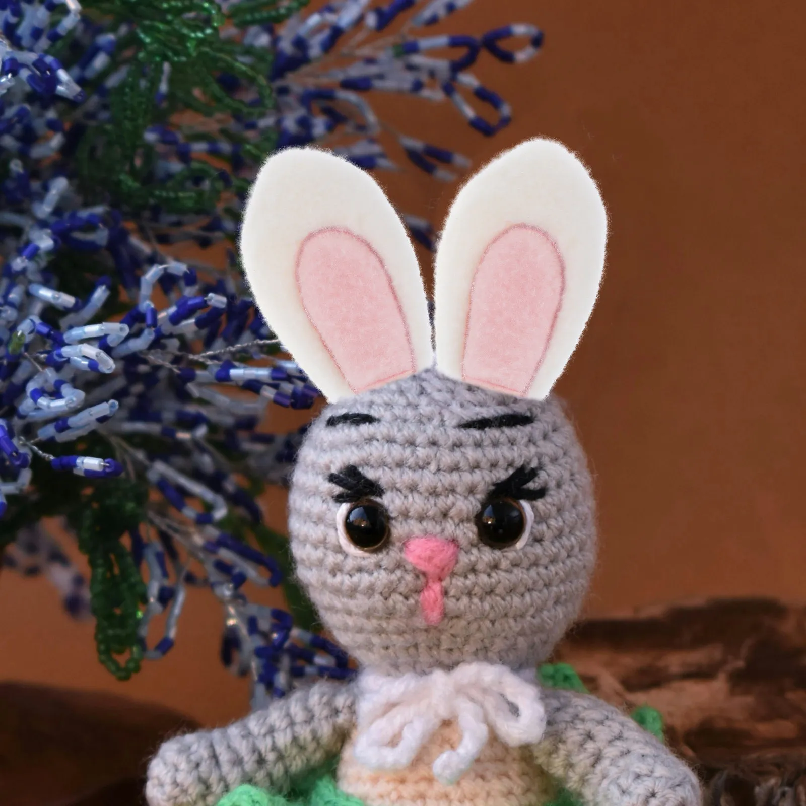 

10Pcs Mini Rabbit Ear Charms Adorable Bright Colors for DIY Hair Clips Headbands Craft Projects Bunny Costume Accessories Rabbit