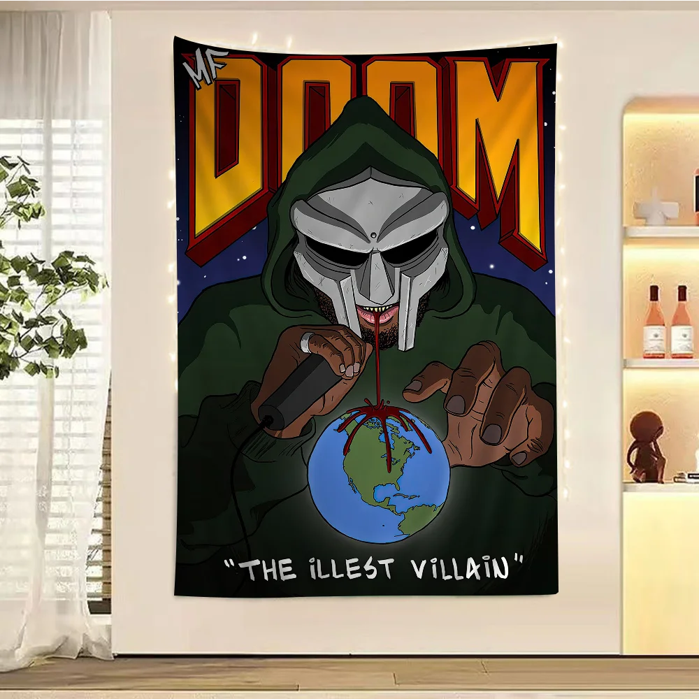 

MF DOOM Printed Large Wall Tapestry Wall Hanging Decoration Household Decor Blanket