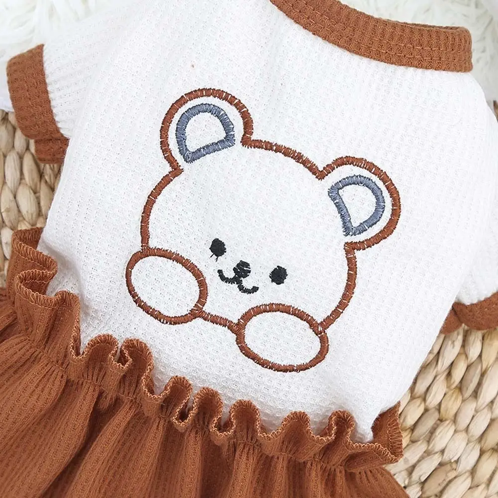 Afbeelding 5: Paar Lente Su Hond Kostuum Voor Kleine Middelgrote Honden T-shirt Puppy Katten Shirt Dierenliefhebbers Kleding Huisdier Rokken Hondenjurk