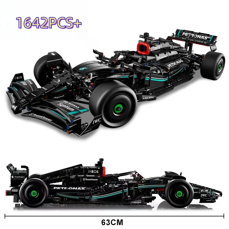 

1642pcs High-Tech Formula Cars 023005 Red F1 Building Blocks Sports Racing Cars Super Model Kits Bricks Toys for Kids Boys Gifts