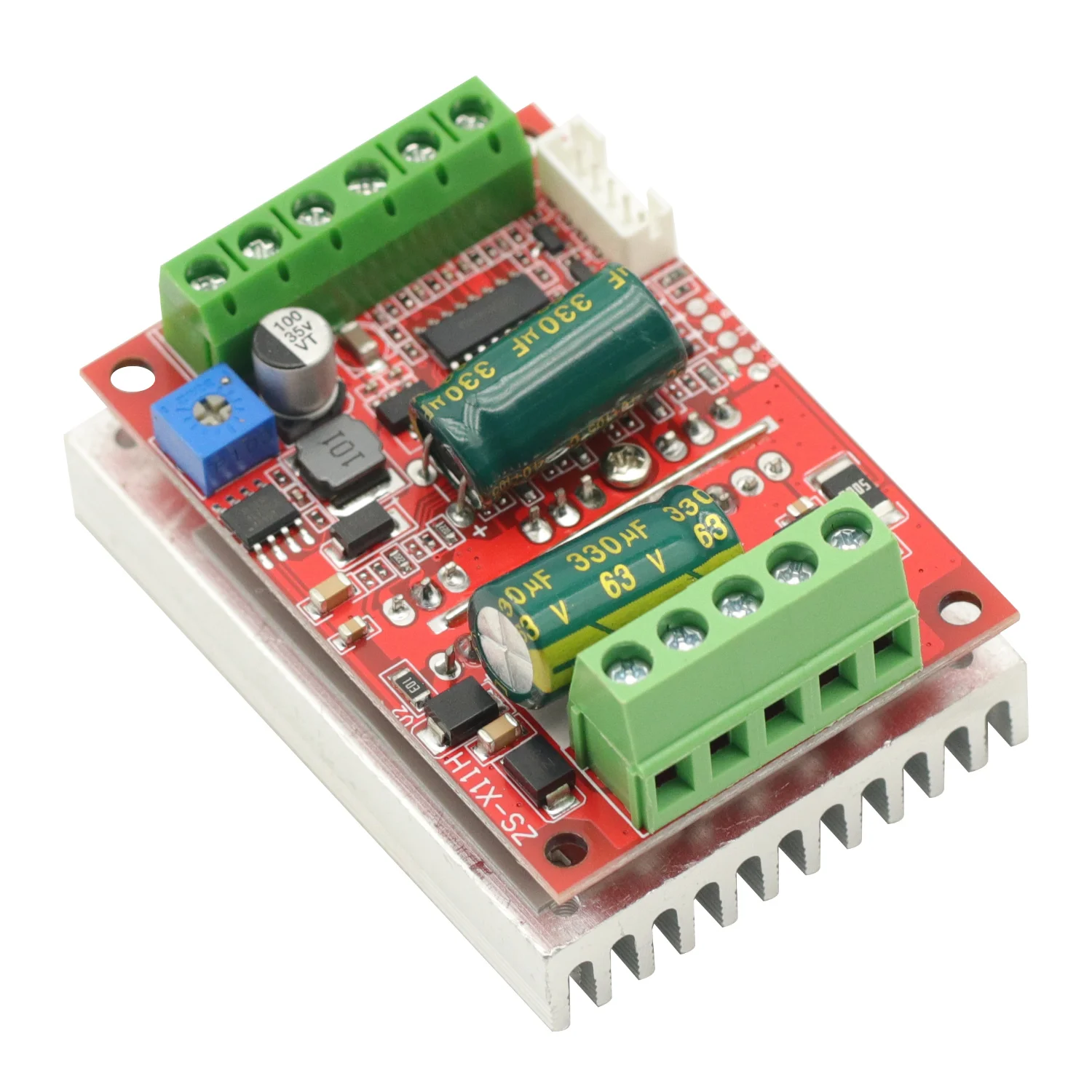 DC 6-60V 16A 400W 3 Phases Hall Brushless Motor Controller Board BLDC PWM PLC Driver Module With Forward/Reverse/Brake Function