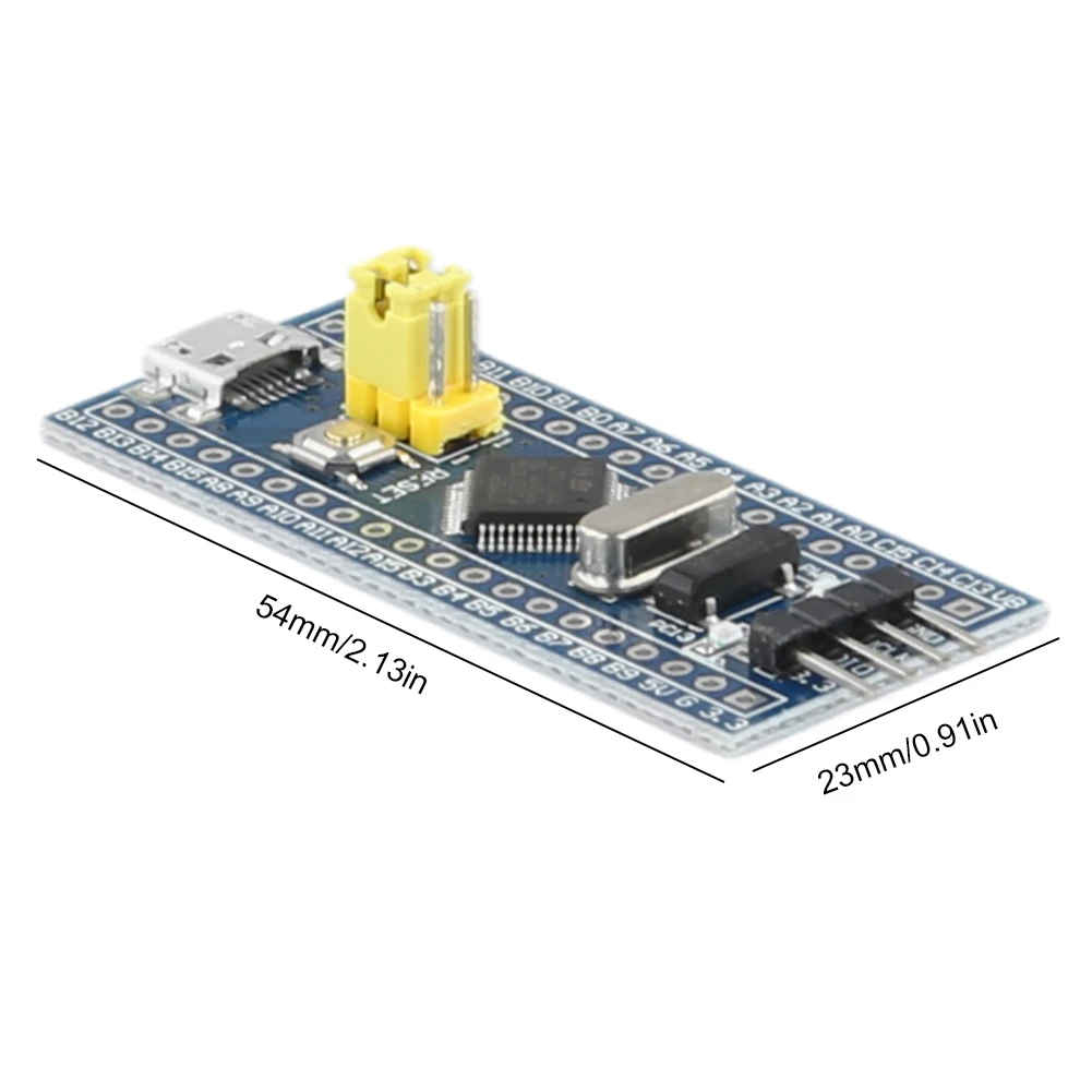 1-10 قطعة الأصلي STM32F103C6T6 STM32F103C8T6 ARM STM32 الحد الأدنى نظام متحكم تطوير لوحة تركيبية لاردوينو