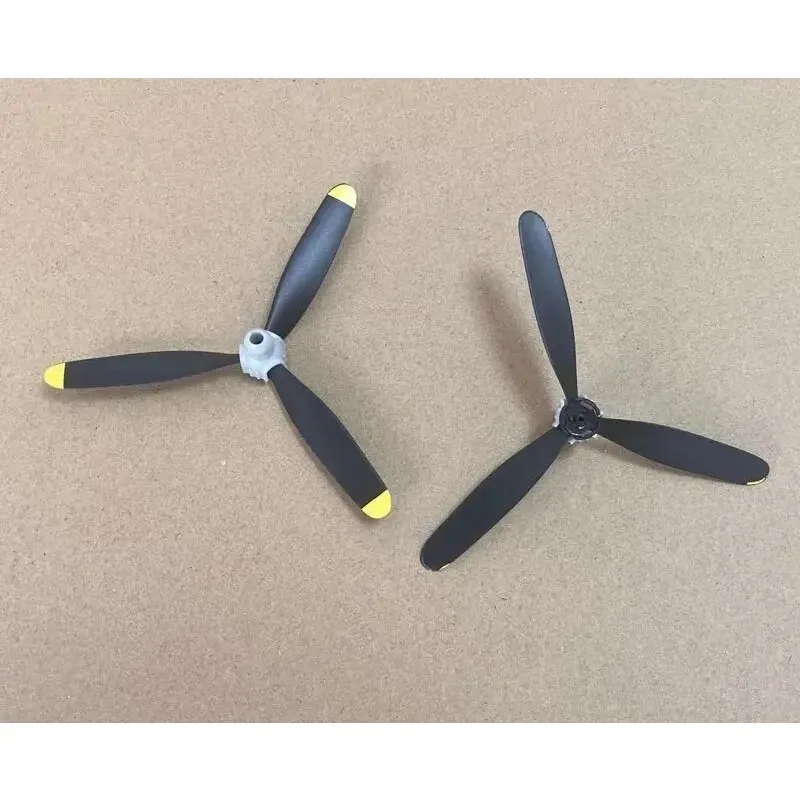 1PC R-57mm 3-Blade Propeller Spare Part for Volantex RC 400mm Wingspan 76116 P-47 Thunderbolt 76117 FW190 RC Airplane DIY Model