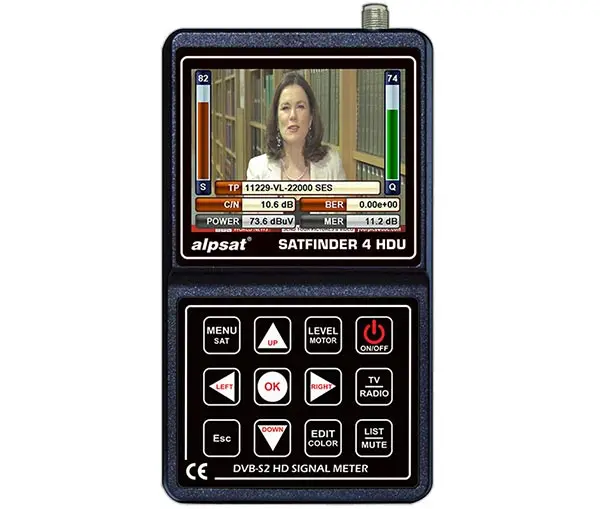 SATFINDER AS04-HDU 4 HD ULTRA 3.5 LCD DISPLAY SATELLITE LOCATOR