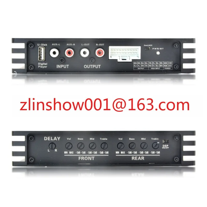 

Car audio power amplifier four-way DSP high-power Bluetooth control APP control