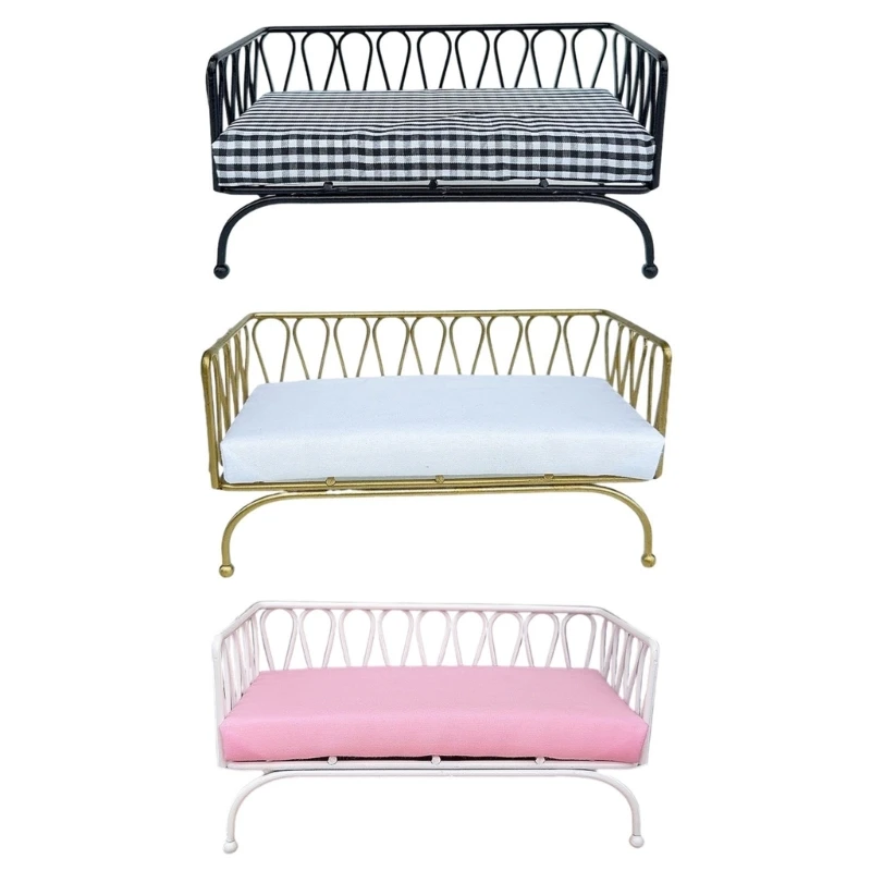 

Detailed Iron Frame Model House Chair 1 12 Scale Old Deck With Soft Chair 15UB