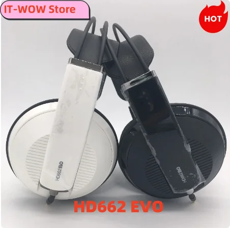 

Superlux HD662EVO Closed-type Monitoring Headphone gaming headsets noise canceling with removable earmuffs white/black colors