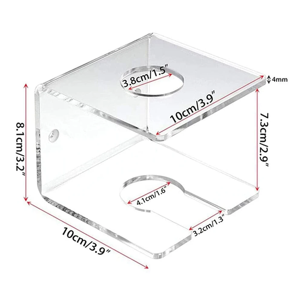 Wall Mount Vertical Baseball Bat Holder Baseball Bat Rack Wall Mounted Transparent Baseball Display