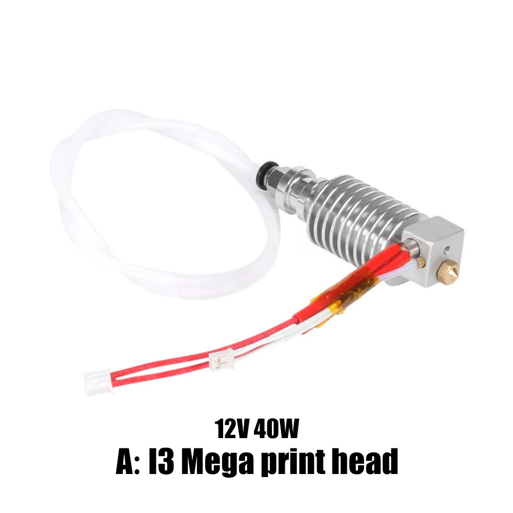 E3D V5/V6 J-head remote print head hotend 12V/24V 40W for ANYCUBIC I3 Mega / Chiron / Vyper /mega zero / Kobra2 /kobra3