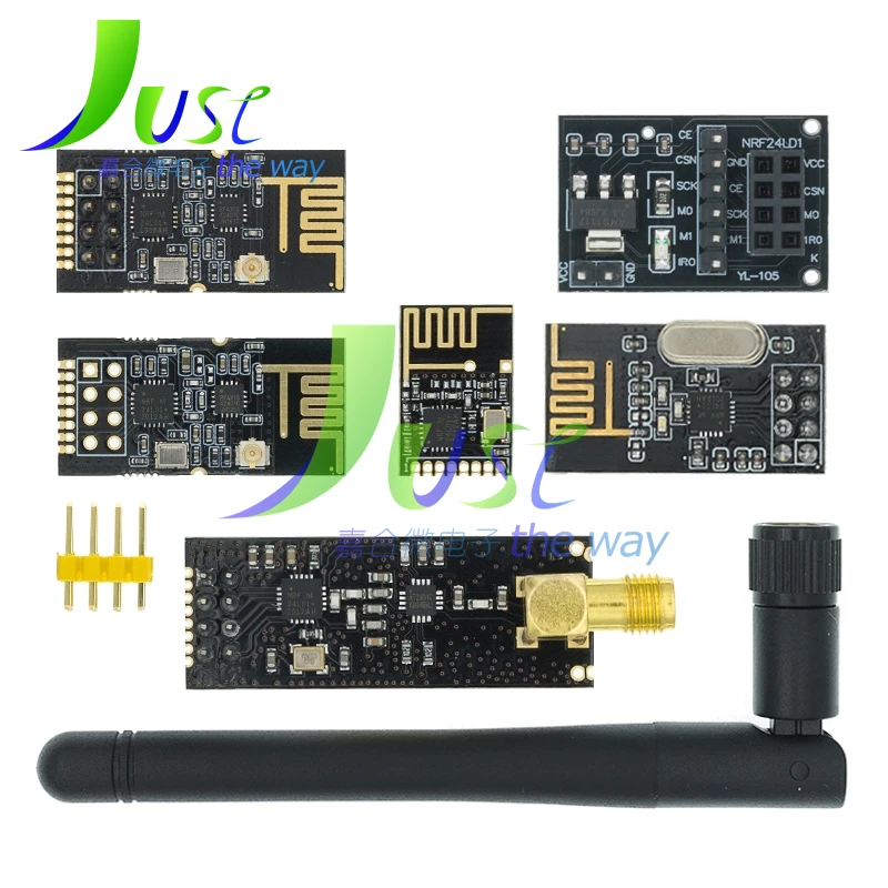 NRF24L01+ 2.4G wireless data transmission module 2.4GHz NRF24L01 upgrade version NRF24L01+PA+LNA 1000 Meters GT24 For Arduino