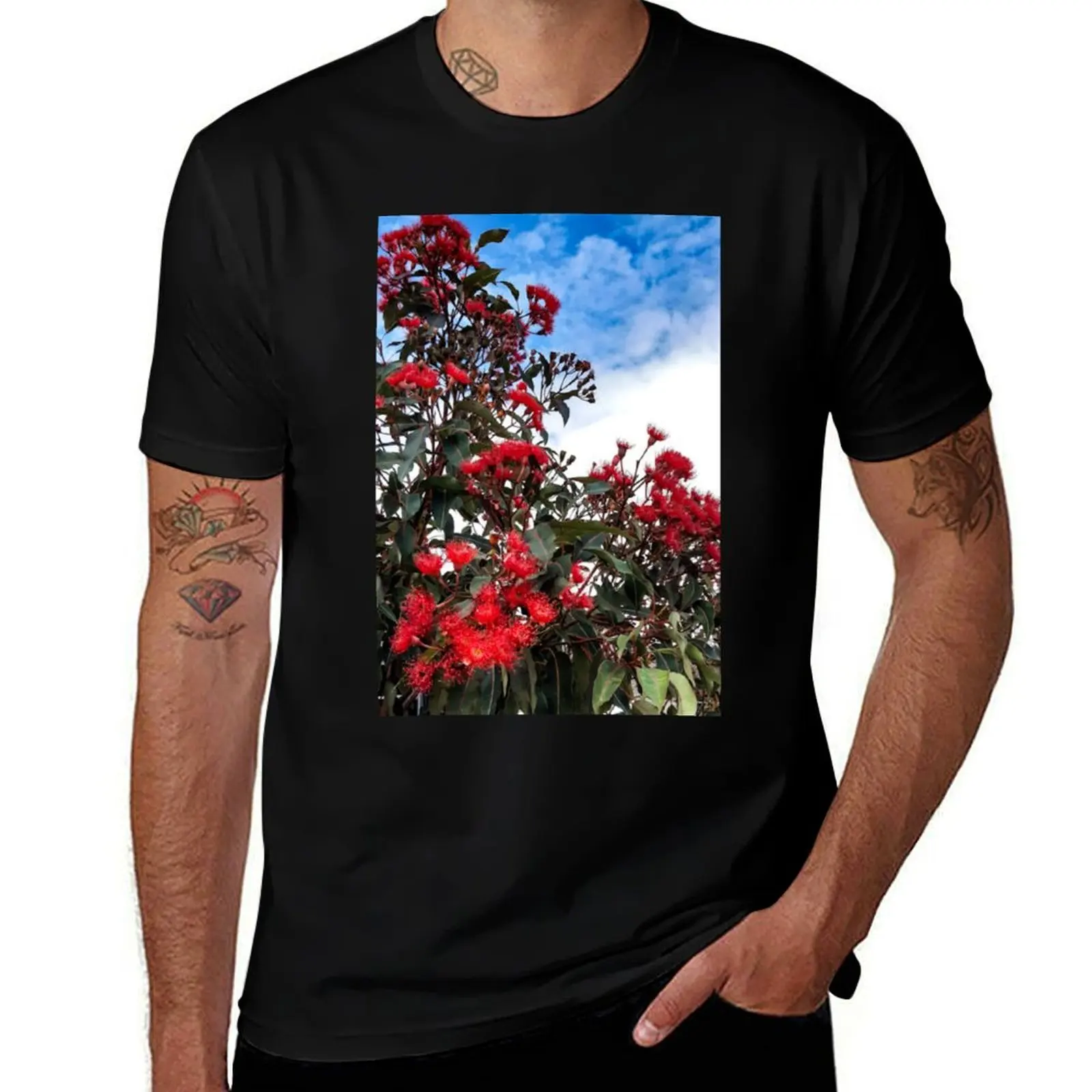 Australian native tree T-Shirt No Iron Casual Short Sleeve Top