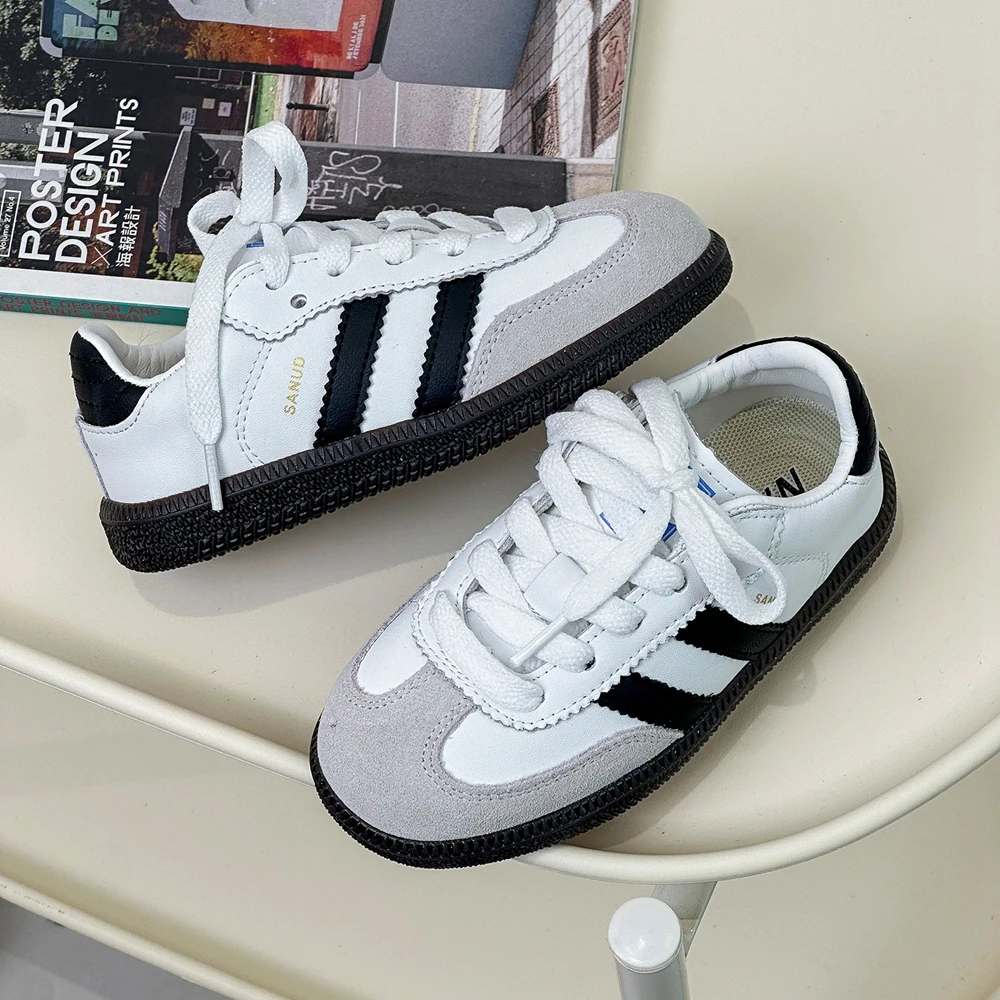 New Kid Sneakers 2024 Children's Fashion Shoe For Girl Boys Tennis Shoes White Tennis Boy