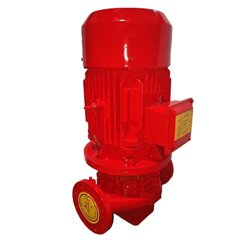 ปั๊มน้ำดับเพลิง XBD ปั๊มน้ำดับเพลิงแบบแนวตั้งขั้นตอนเดียว ปั๊มน้ำแรงดันสูง ใช้ในระบบป้องกันอัคคีภัย