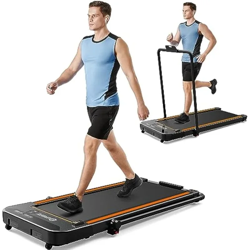 

2 in 1 Under Desk Treadmill, 2.5HP Folding Electric Treadmill Walking Jogging Machine for Home Office with Remote Control