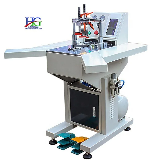Smart Touch Screen CNC Hardwood Line Nailing Machine Vertical Automatic Corner Stitching Machine Hot Sale