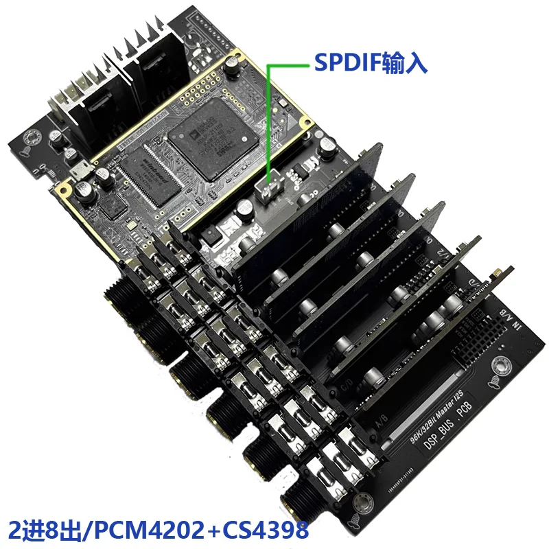 Imagem -02 - Dsp Electronic Frequency Divider Development Board Adi Sharc Adsp21489 Customizável Versão Fir