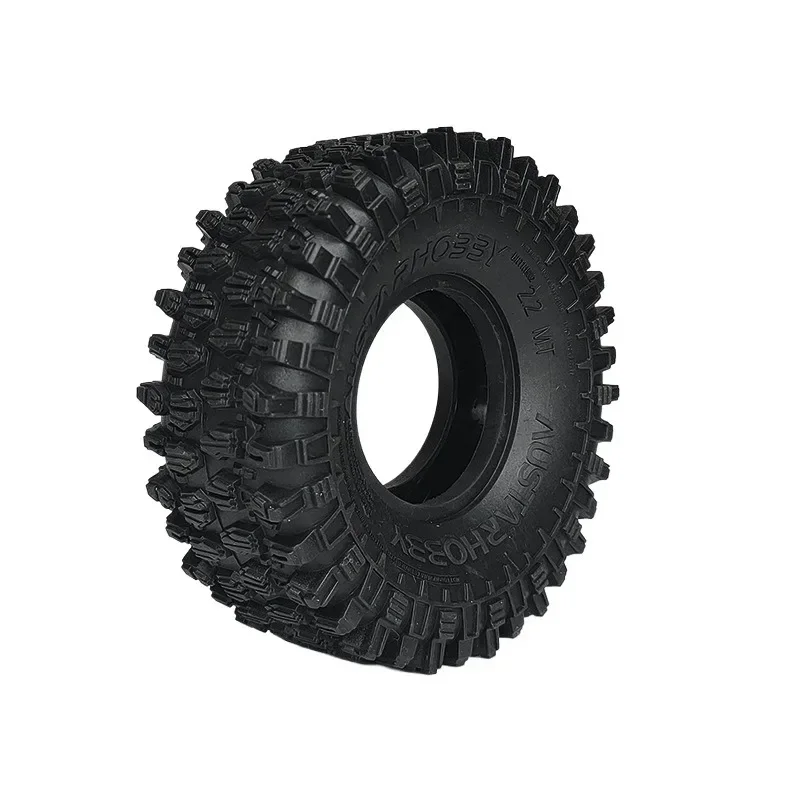 

4PCS 128x48mm 2.2" RC Rock Crawler Tires for Axial Wraith/KM5 | Off-Road Rubber Terrain Wheels | 1/10 Scale All-Terra