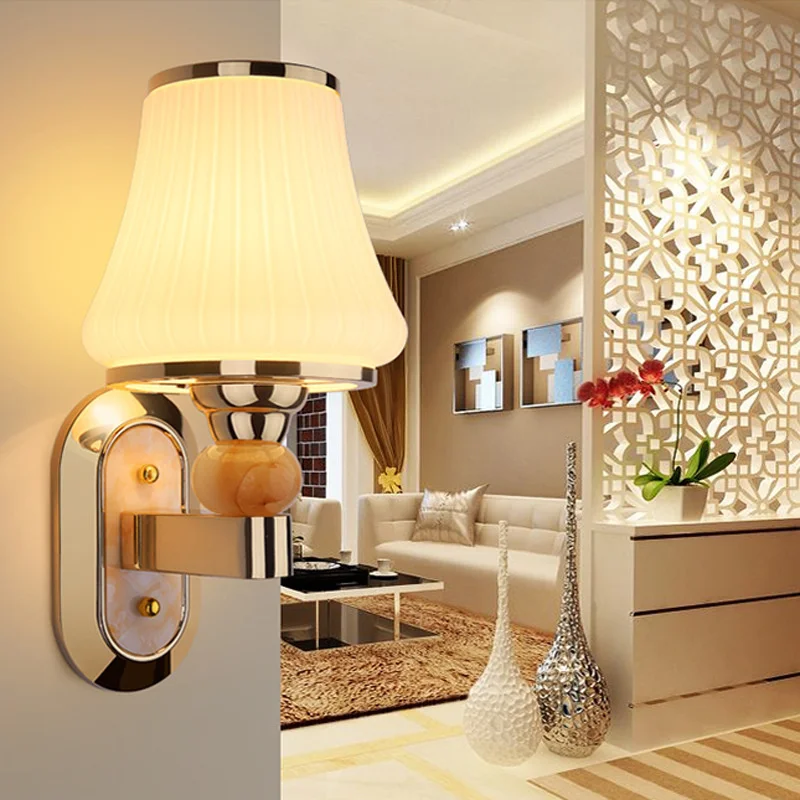 

Modern Bedside Wall Lamp Simple Bedroom Lamp European Creative Personality Led Living Room Lamp Staircase Aisle Corridor Light