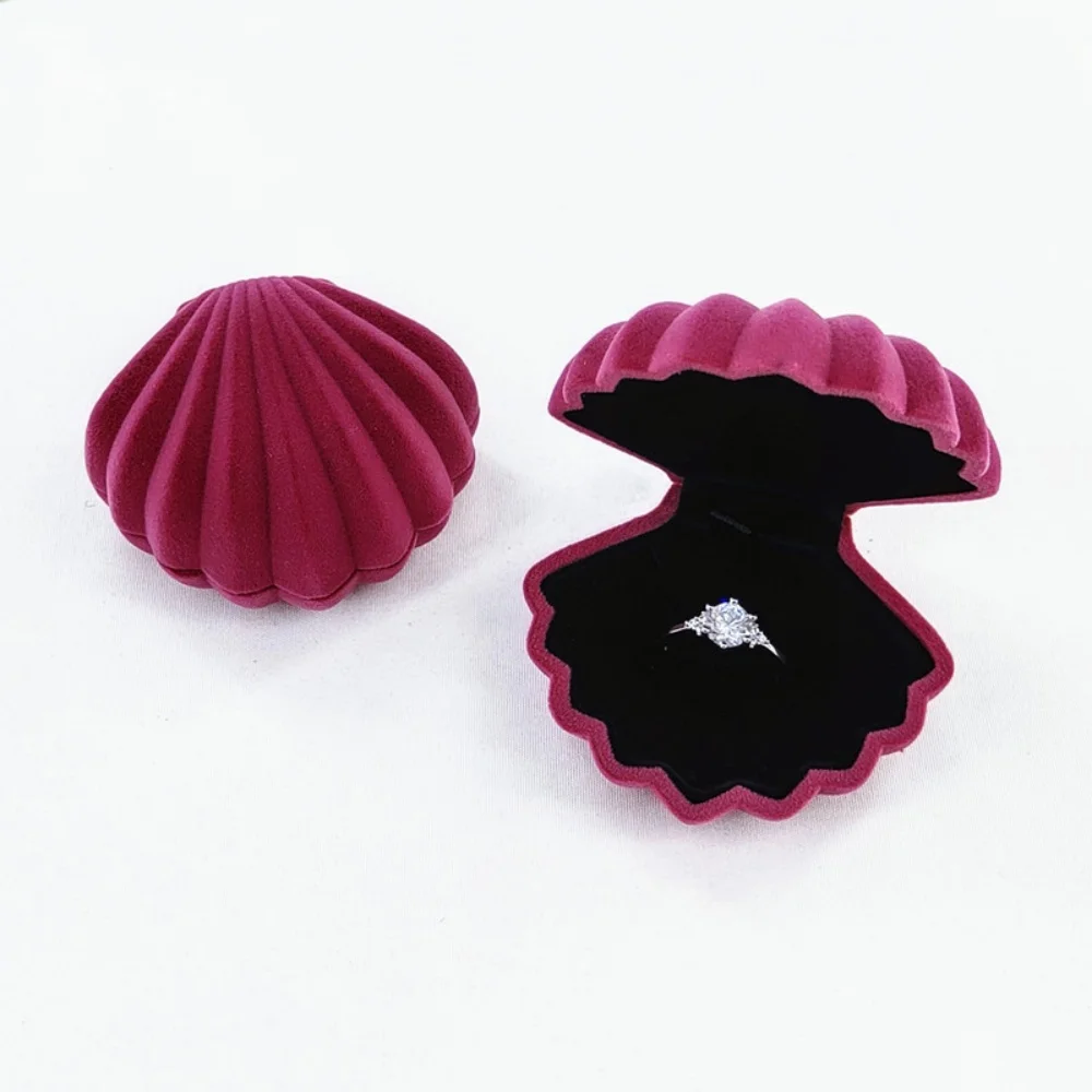Velvet Jewelry Box Premium Earring Gift Case Holder Sturdy Necklace Organizer For Engagement Valentine'S Day Anniversaries