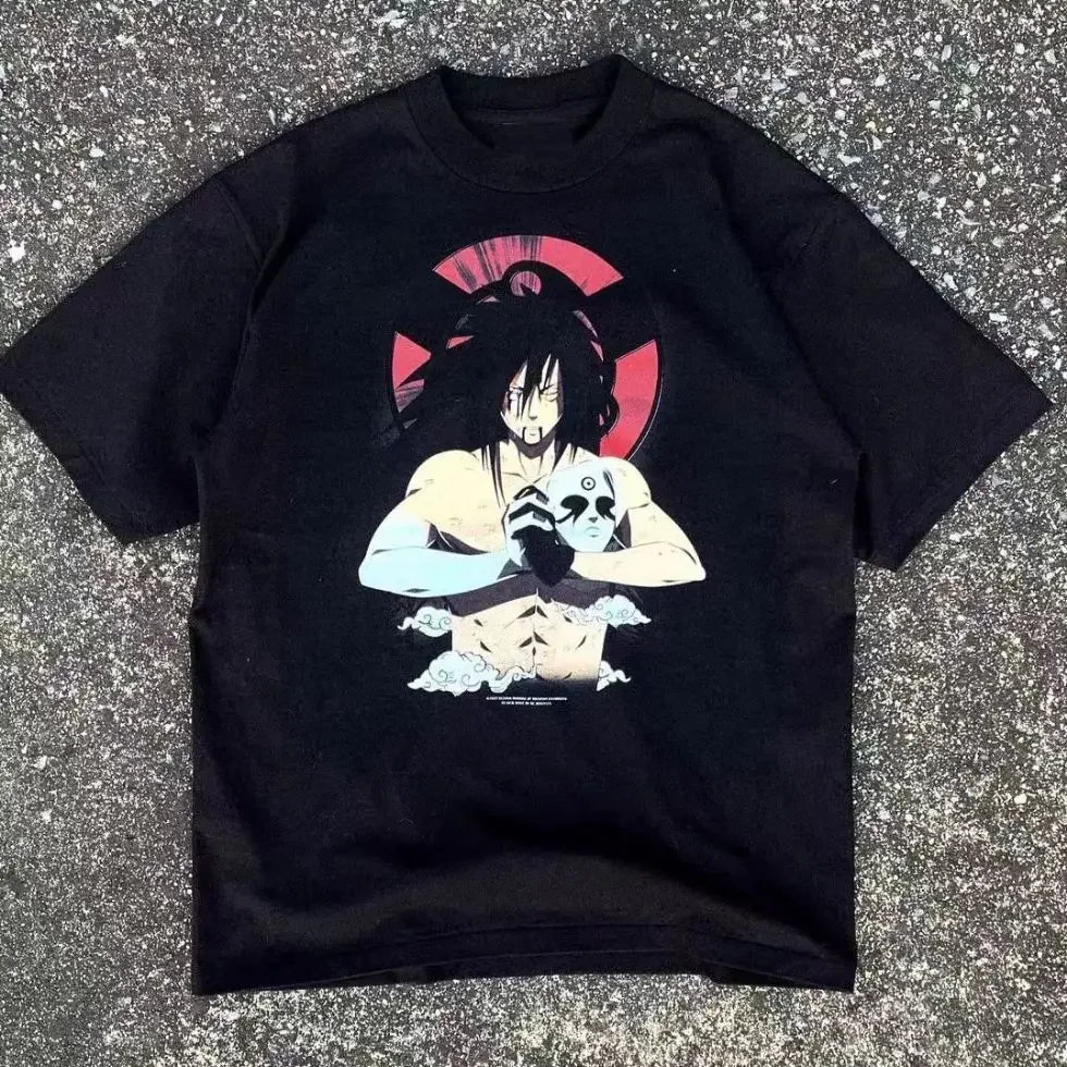 

Men's Retro Day Anime Dark Short Sleeve T-shirt Cool Cover Functional Wind Ins Personality Short Sleeve