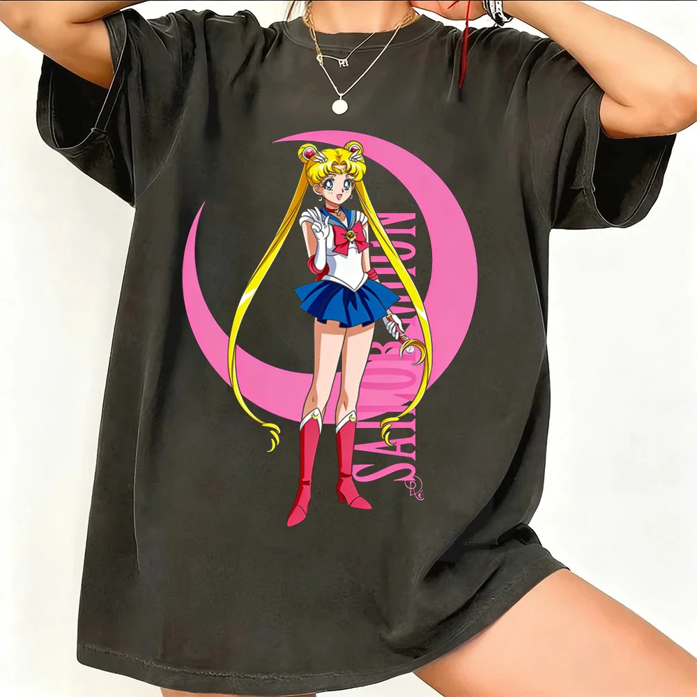 Women'S Shoes In The 90S - Camiseta Gráfica Retrô de Sailor Moon