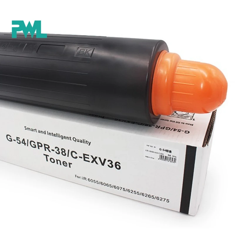 

1PC 1900g NPG54 G54 GPR-38 C-EXV36 Compatoble Toner Cartridge for Canon IR ADV 6055 6065 6075 6075S 6255 DX6765 6755 6780