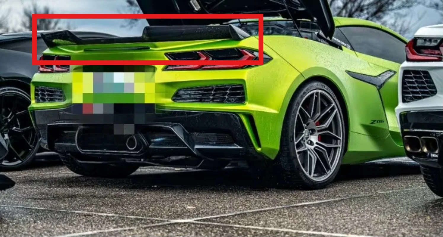 

Precision - Crafted FORChevrolet Corvette C8 Z06 5V5 Style Carbon Fiber Rear Spoiler Luggage Wing