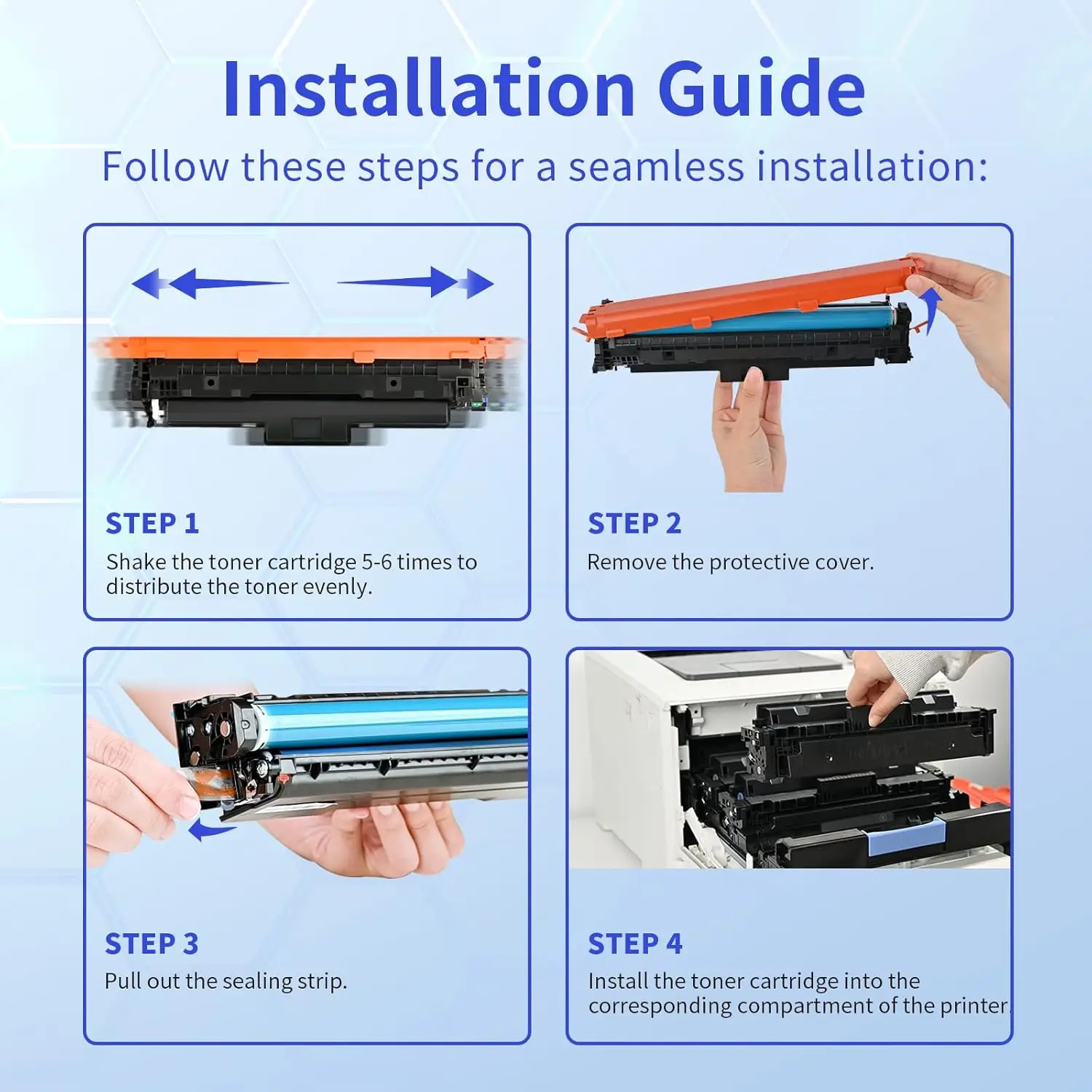 210X Toner Cartridges 4 Pack High Yield (with Chip) Compatible Replacement for HP 210X 210A for Color Laserjet·New Popularity