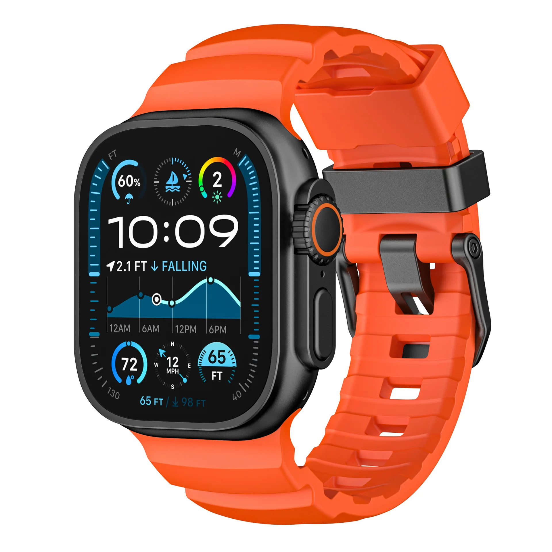 Apple Watchバンド用スポーツストラップ ウルトラ3 2 1 49mm 46mm 45mm