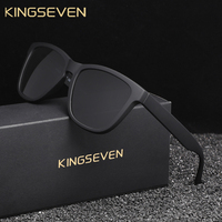 KINGSEVEN Fashion Men‘s Sunglasses Polarized UV400 Sunscreen Glasses Ultralight TR90 Women Fishing Driving Glasses