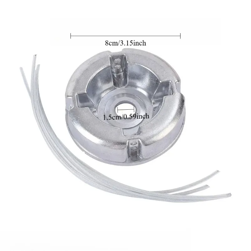 رأس جزازة العشب من سبائك الألومنيوم العالمي واستبدال فولاذ النايلون لقواطع فرشاة جزازات العشب وأدوات الحدائق