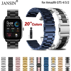 Stainless Steel Band For Huami Amazfit GTS 4 3 2 Mini 2E Wristband Bracelet For Amazfit Watch GTS4 GTS3 Strap Replacement Correa