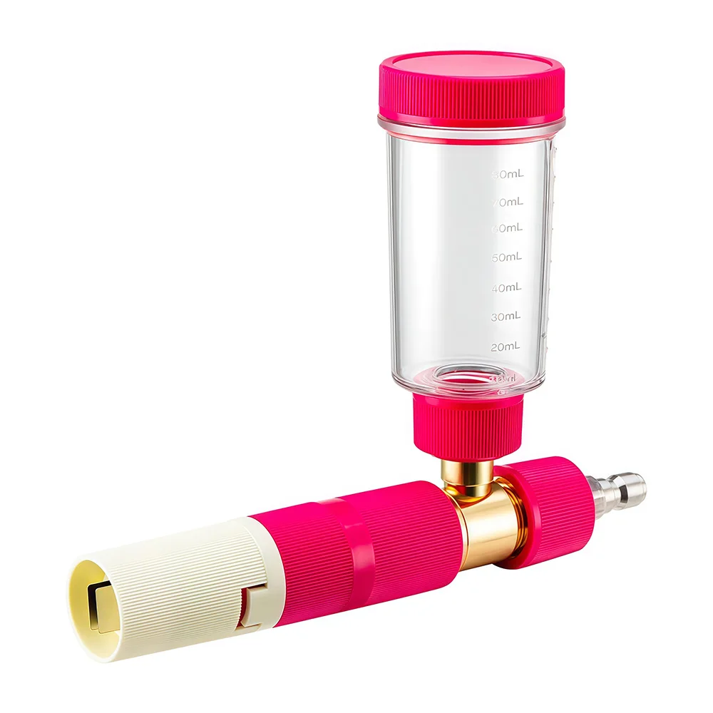 100ml Handgehaltener Schneeschaum-Sprüher - 1/4' Schnellanschluss Hochdruck-Seifenflasche für Autowäsche Multifunktionale Düse – Detail 7