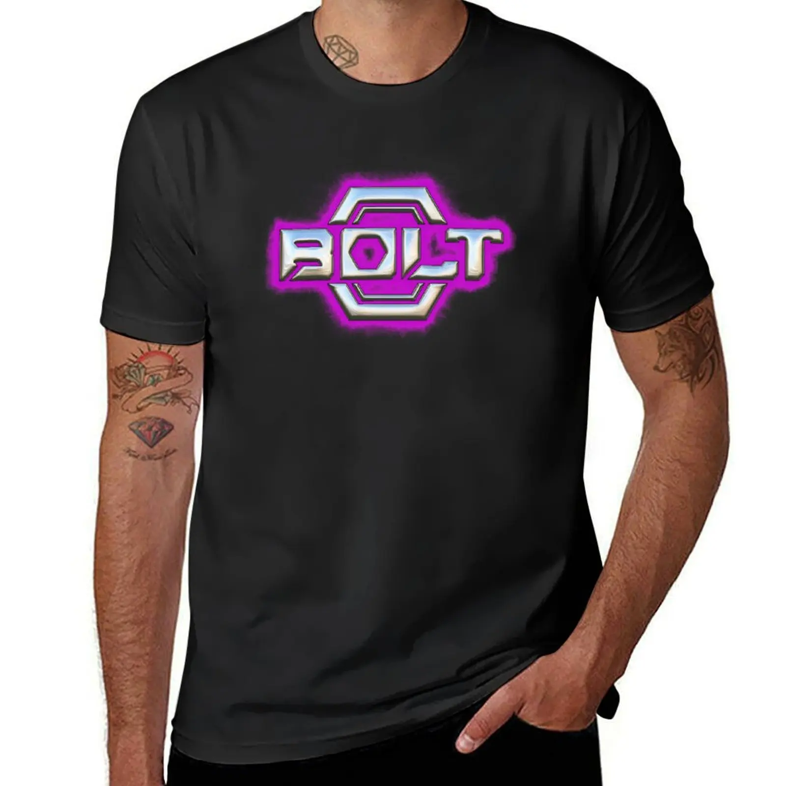 

Bolt XV 950, XV950 Logo Purple T-Shirt plus sizes anime clothes new edition cute tops clothes for men