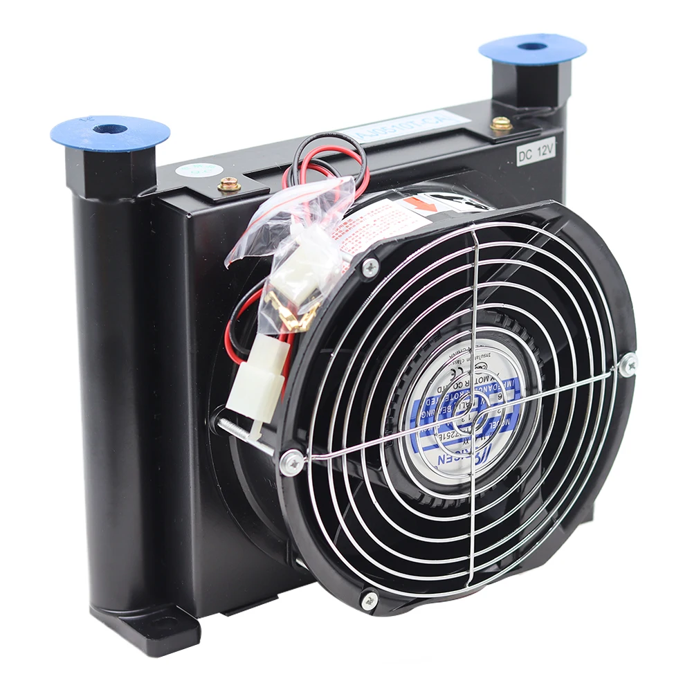 Imagem -03 - Radiador de Óleo Refrigerado a ar Refrigerador Hidráulico Trocador de Calor para o Sistema Hidráulico Cnc 10l por Minuto Vp20 Vp30 Vane Pumb Aj0510t-ca