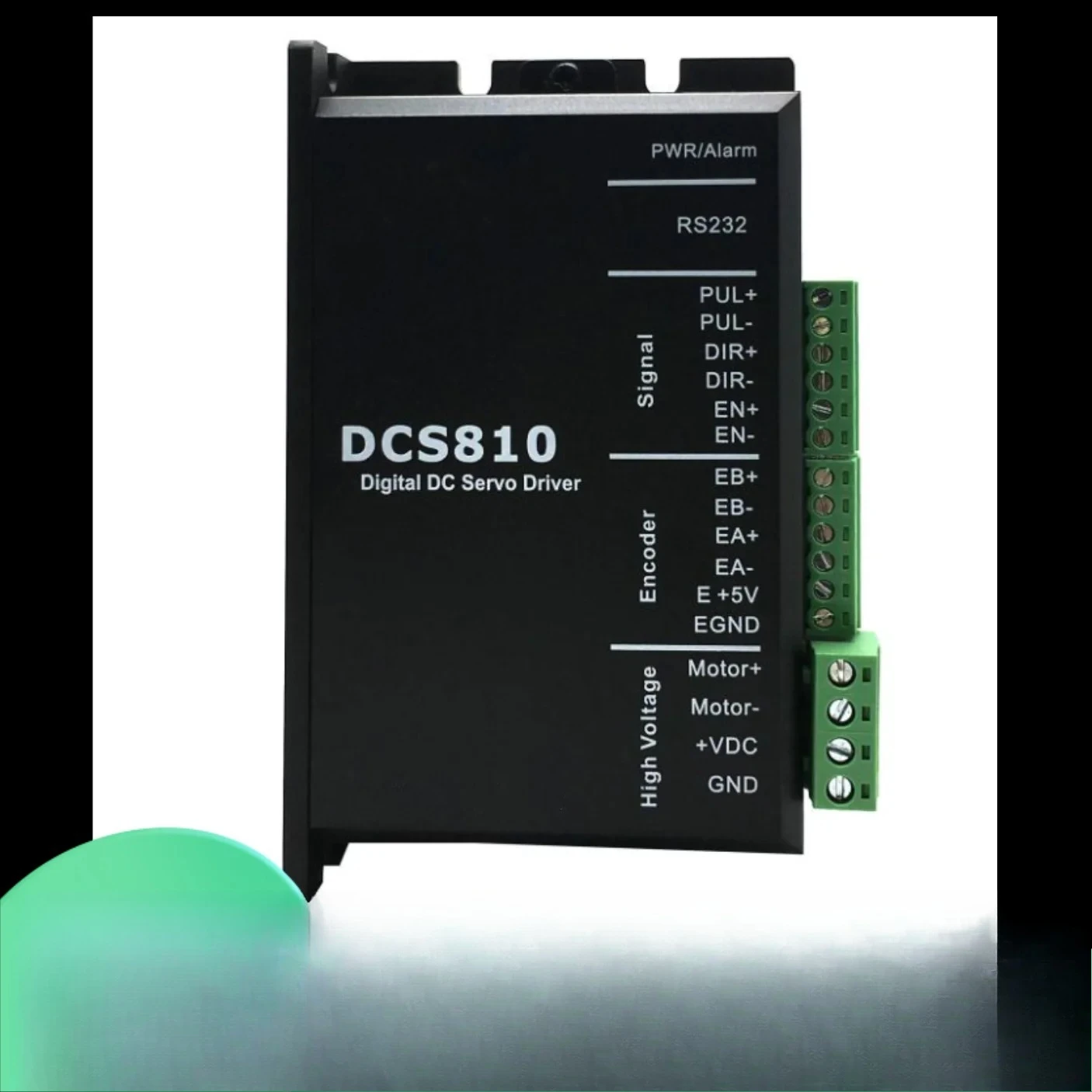 

DC servo driver DCS810 operates 24-80 VDC output 1A to 20A suitable for DCM50207/DCM50205 motors
