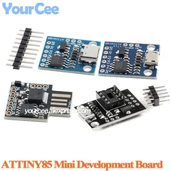 5 sztuk/1 szt. Moduł płytki programatora rozwoju ATTINY dla ATtiny13A/ATtiny25/ATtiny45/ATtiny85 Editor programowania Micro Usb DIP-8