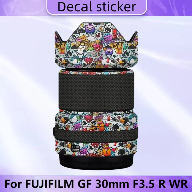 

Для FUJIFILM GF 30 мм F3.5 R WR наклейка на объектив защитная наклейка на кожу виниловая пленка защитная пленка от царапин GF30 F\3.5