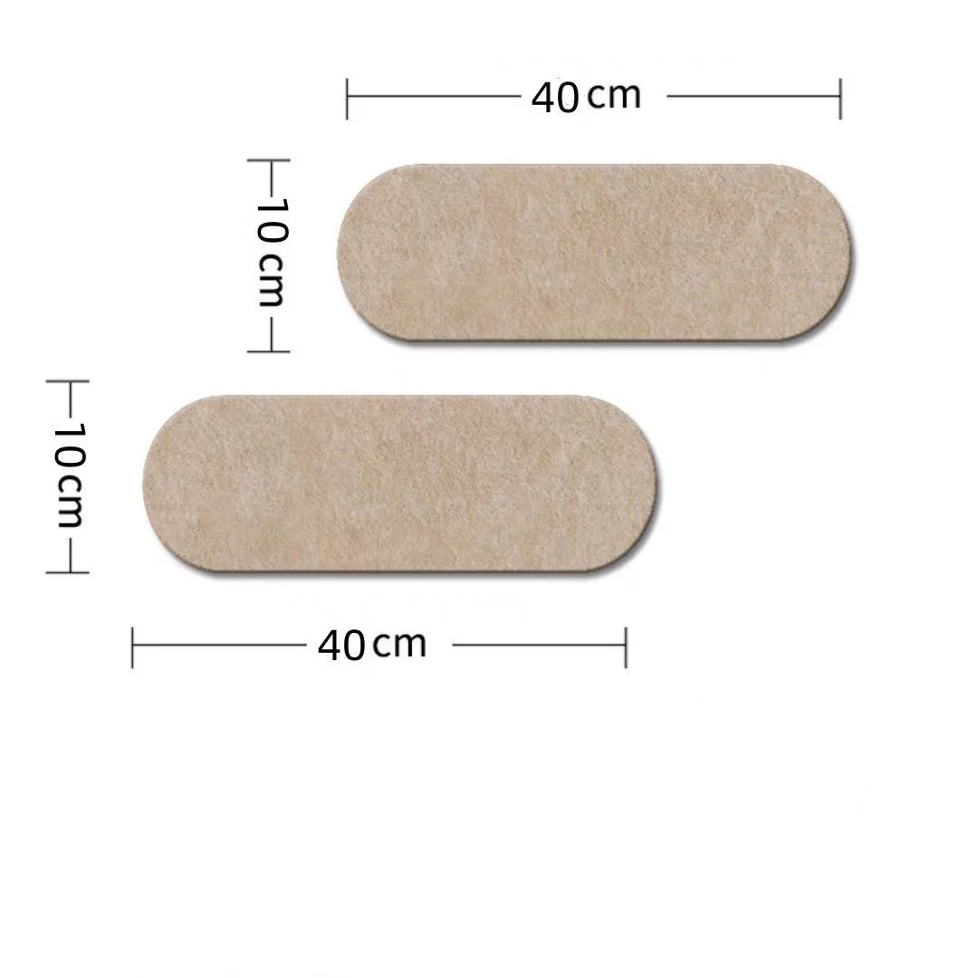 

2Pcs Multi Functional Felt Wall Boards Self Adhesive Display Boards Photo Keys Jewelry Glasses Home Office Classroom