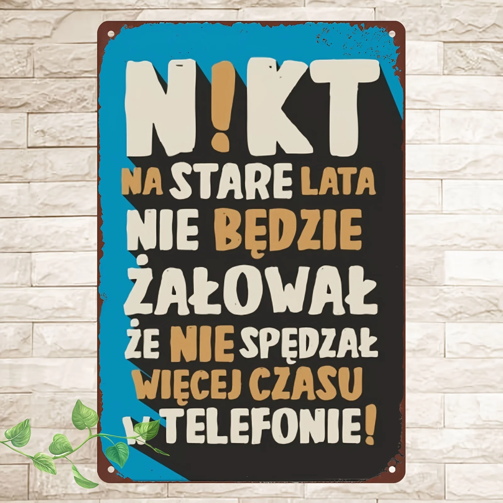 Metal Wall Sign  