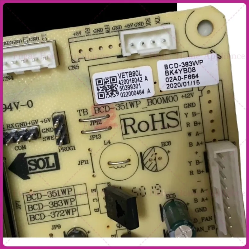 Second-hand 90% new for Konka refrigerator main board BCD-408WD5EBXP power conversion integrated, control computer board BK4YB08