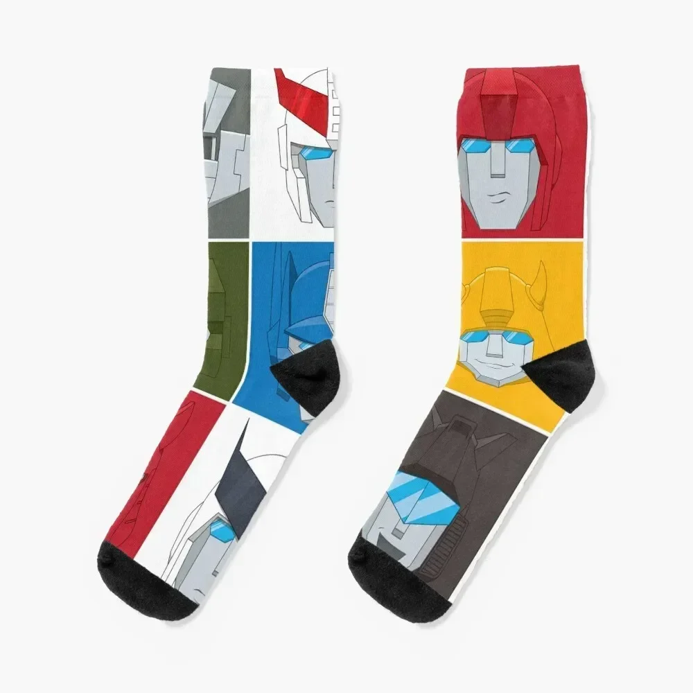 

Autobot Nine Socks christmas gifts with print designer custom sports Women's Socks Men's