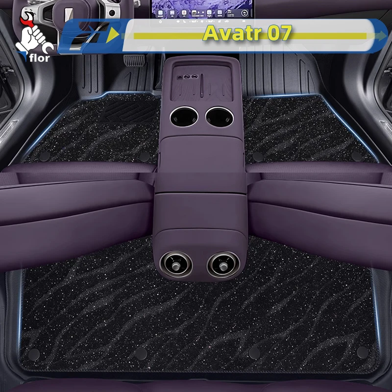 

Автомобильный напольный коврик с левым рулем Avatr 07 2024, индивидуальный коврик для ног с полным объемным звуком, внутренняя защитная подкладка, напольная подкладка