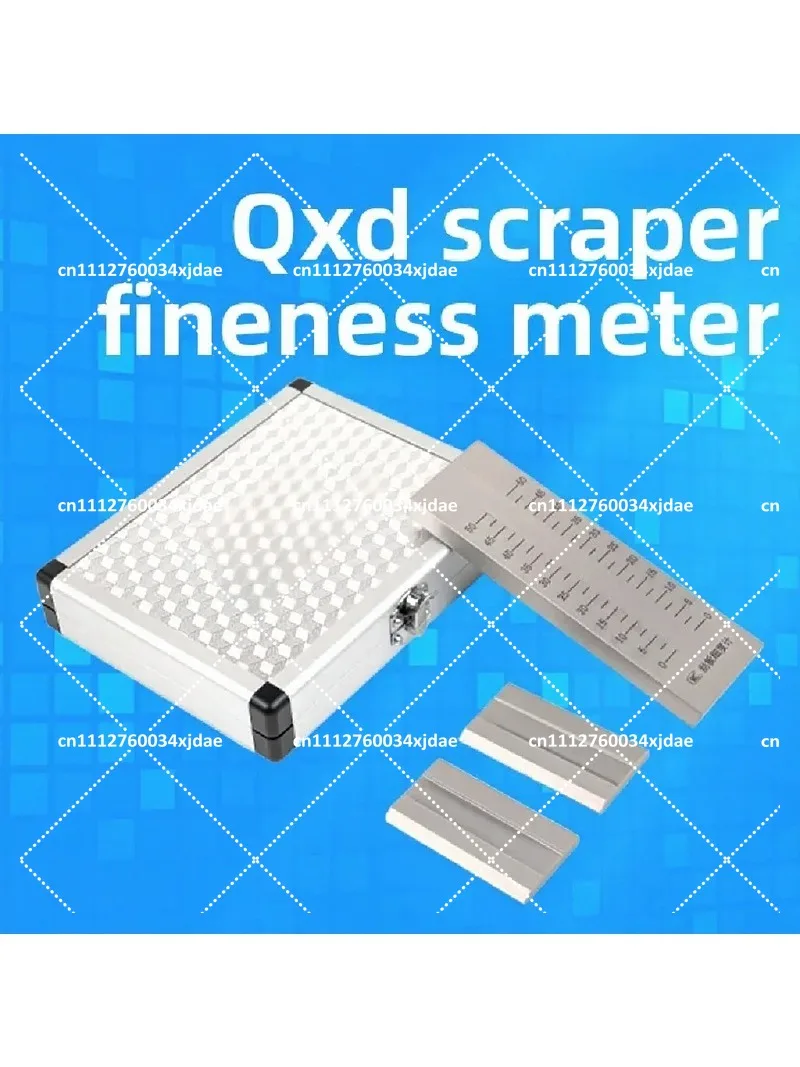 Stainless Steel Fineness of Grind Gauge 0-25/50/100/150µm Hegman Scraper for Paint, Ink & Coating Particle Size Analysis