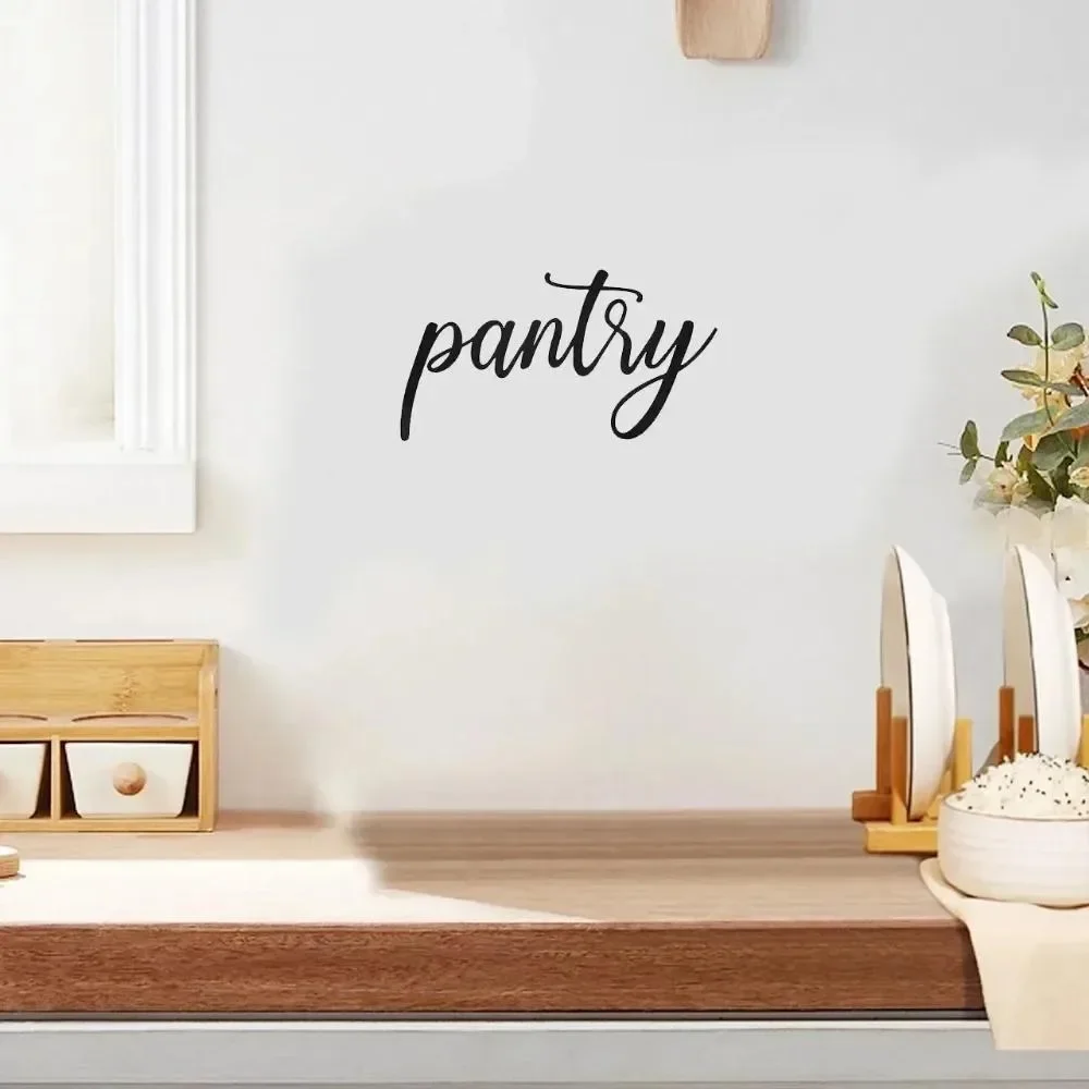 CIFBUY Vintage Pantry Metal Wall Sign Rustic Farmhouse Kitchen Home Decor