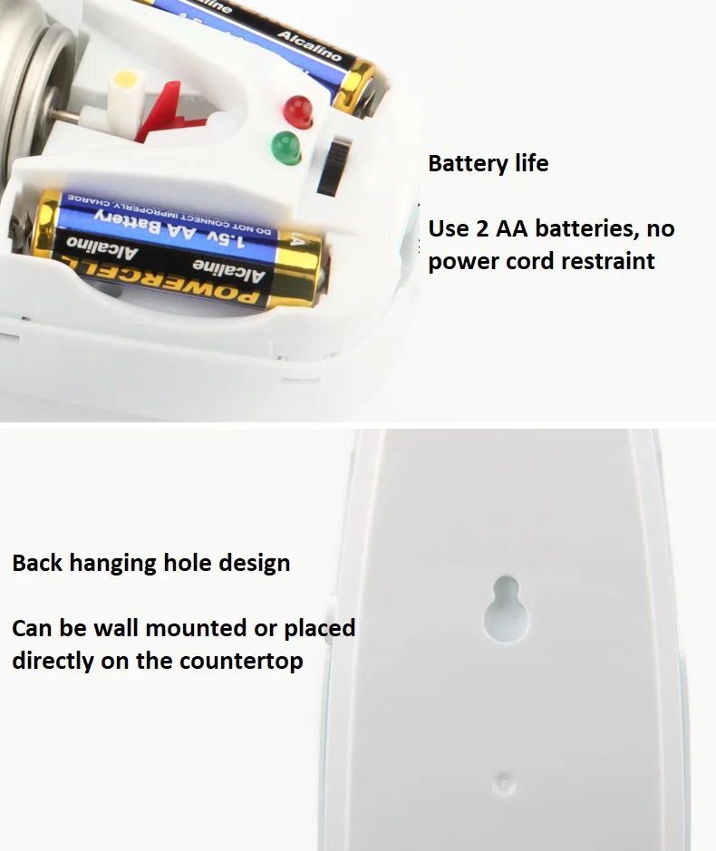 Pulverizador automático da fragrância do banheiro, mini máquina automática do aroma, difusor fresco do ar, branco ou preto disponível