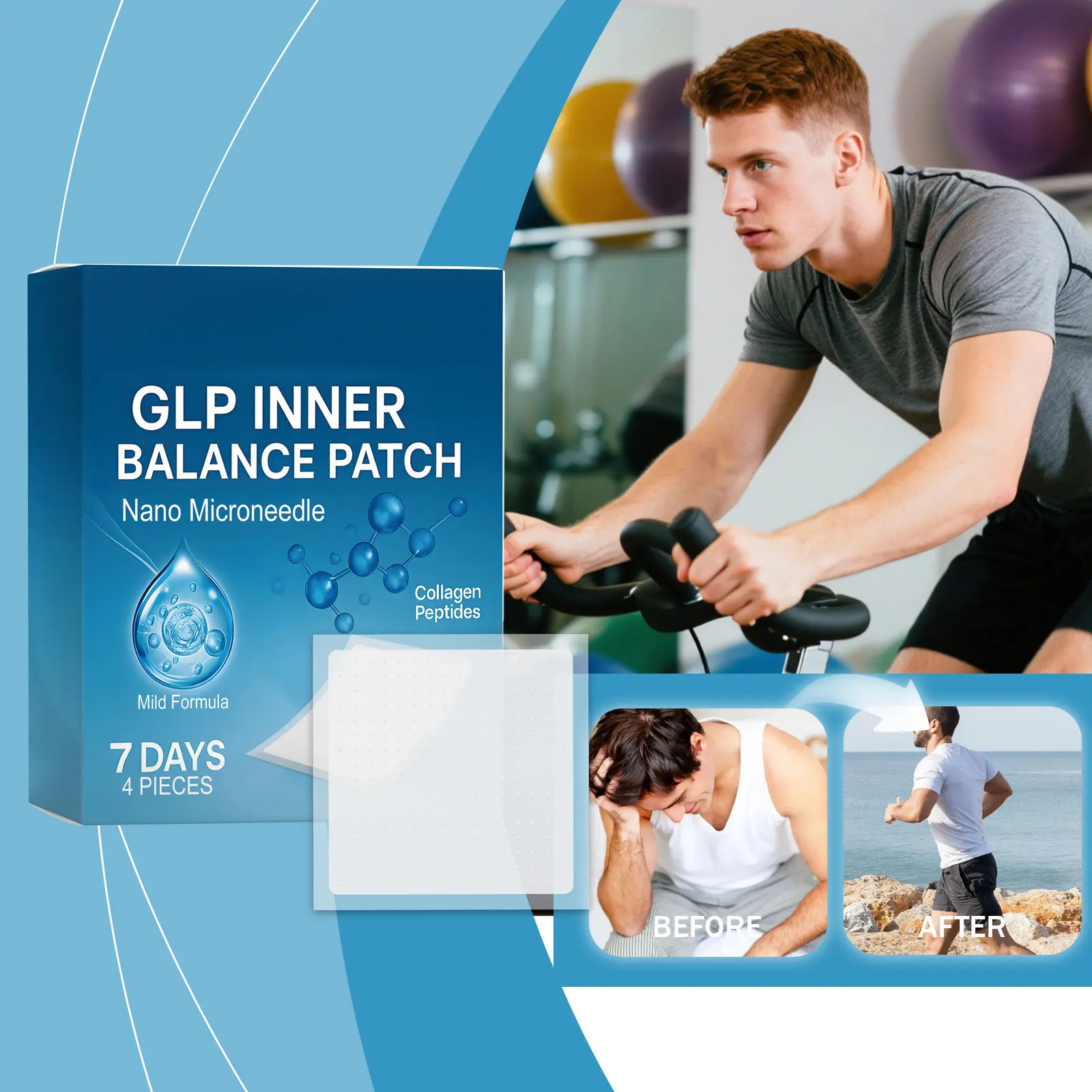 Body care stickers, gentle care, relieve muscle tightness, cool, breathable, comfortable, not stuffy, portable and easy to use