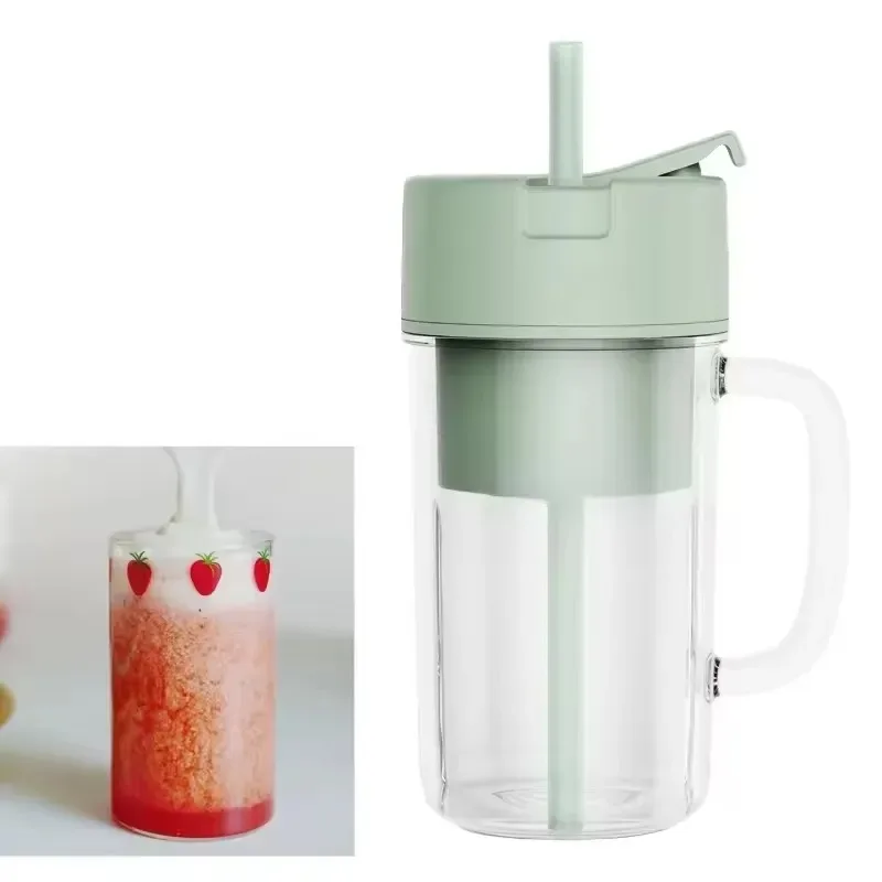 Portable Mini Electric Juicing Cup Personal Fruit Smoothie Blender Stainless Steel Blade Rechargeable Juicer Suitable for