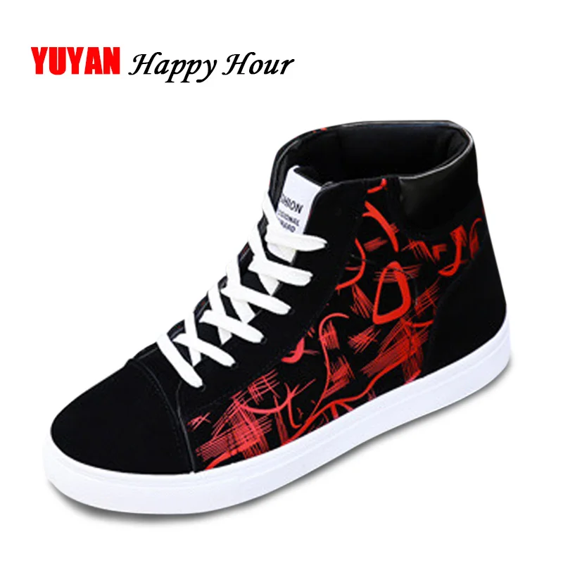 Canvas Shoes Men Fashion Sneakers Breathable Cool Street Shoes Male Brand Sneakers Men\'s Causal Shoes Black Blue Red KA305